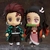 Demon Slayer Anime Action Figures, Tanjirou, Nezuko, Zenitsu, Inosuke.