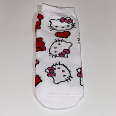 Soquete Hello Kitty Caras