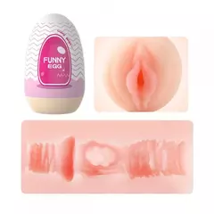 Imagem do Egg Masturbador Masculino Formato Vagina em Cyberskin