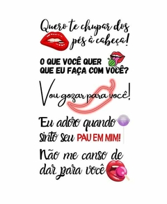 TATOOS ÍNTIMAS TEMPORARIAS (CONSULTE AS DISPONIVEIS) - No Sigilo Sex Shop 