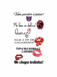 TATOOS ÍNTIMAS TEMPORARIAS (CONSULTE AS DISPONIVEIS) - No Sigilo Sex Shop 