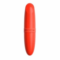 MINI VIBRADOR EM ABS FORMATO DE BATOM - No Sigilo Sex Shop 