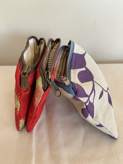 Bolsito hojitas violeta - comprar online