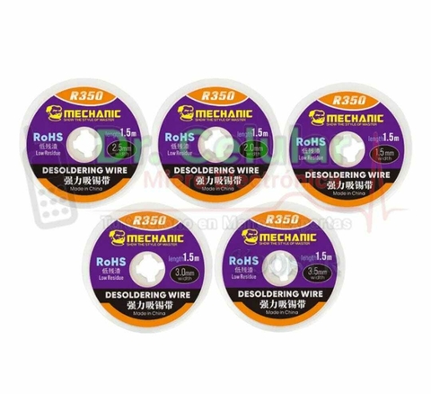 Malla Desoldante Mechanic R350 1,5mm