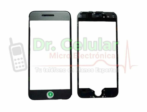 IPHONE 6 G NEGRO - GLASS + OCA + MARCO