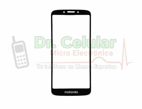 MOTOROLA E5 / G6 PLAY NEGRO - GLASS + OCA -PREMIUM