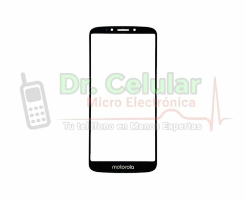 MOTOROLA E5 PLUS NEGRO - GLASS + OCA - PREMIUM