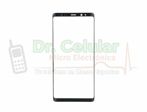 SAMSUNG NOTE 8 - GLASS + OCA NEGRO - PREMIUM