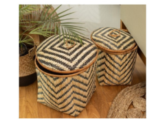 CANASTO NALA BAMBOO/RATTAN - comprar online