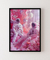 Quadro Decorativo Astronautas Rosa Cereja na internet