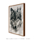 Imagem do Quadro Decorativo Lobo Abstrato Floresta
