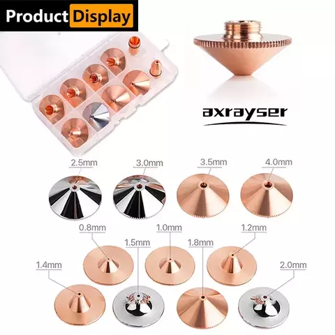 Bicos laser máquina de corte de fibra duplo/único diâmetro 28mm para Raytools, Precitec, WSX, HSG, BODOR, HANS LASER