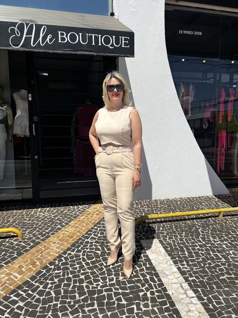 Cropped Alfaiataria Jhenifer