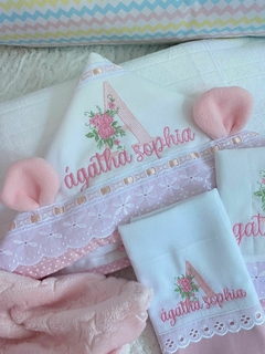 Toalha de banho com capuz - modelo Ágatha Sophia
