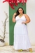 Vestido Alça Liso Plus Size - CAROL MODAS PLUS SIZE