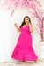 Vestido Alça Liso Plus Size - comprar online