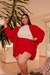 Conjunto kimono Paola Vermelho - CAROL MODAS PLUS SIZE