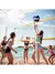Bola de couro pu tamanho 5 concurso de vôlei toque macio interior esporte ao ar - loja online
