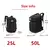 25l/50l 1000d náilon impermeável trekking pesca caça saco mochila ao ar livre - loja online
