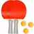 Kit 2 Raquetes de Tênis de Mesa Ping Pong com 3 Bolinhas