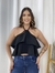 Cropped Tecido Dunna C/ Babado