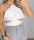 Cropped Tecido Dunna C/ Babado - comprar online