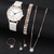 Kit Relógio + Acessórios Femininos - comprar online