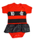 Body Bebe Temático Roupa De Bebê Menina Flamengo - comprar online
