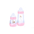 Kit Com 2 Mamadeiras Easy Start Set Rosa Mam 130 E 260ml