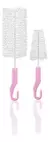 Mamita Conjunto Escova Lava Bic Mamadeira 2 Em 1 Rosa na internet