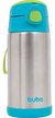 Garrafa Térmica Infantil C/ Canudo Aço Inox 400ml -azul Buba - comprar online