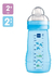 Mamadeira Mam Baby Decorada Fluxo Médio 270ml Cor Azul - comprar online