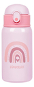 Garrafinha Térmica Inox 400ml Pimpolho Arco-íris Rosa - comprar online