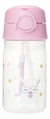 Garrafa Com Canudo Infantil Rosa Lhama 370ml Pimpolho - Tanamoda  Baby