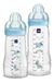 Kit 2 Mamadeiras Easy Active 270/330ml 2m+ Azul - Mam na internet