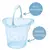 doleta Bebê Balde Infantil Azul Translúcido - loja online