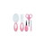 Kit De Cuidado Higiene Para Bebês Pimpolho 5 Pecas Rosa