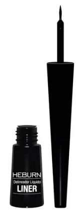 Heburn Maquillaje Delineador Líquido Ojos Liner Negro 248 en internet