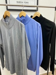 Sweater 1/2 cierre Hombre