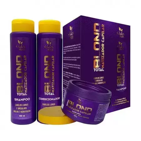 Kit Total Blond Capilar Matizador Charmelle