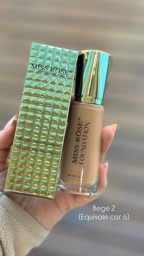 Base Liquida Bege 2 30ml Miss Rôse  - comprar online