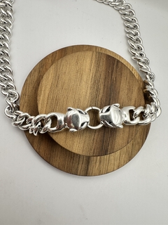 Choker Eletroformação Leopardo