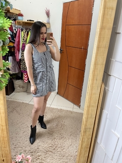 Salopete em malha crepe