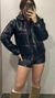 campera puffer eco cuero - comprar online