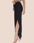 Calça Pantalona Feminina Fendas Laterais Ajuste Cintura - comprar online