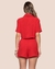 Conjunto Feminino Short e Camisa Com Botões