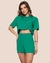 Conjunto Feminino Short e Camisa Com Botões - loja online
