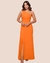 Vestido Longo Feminino com Fenda Lateral Social