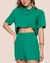 Conjunto Feminino Short e Camisa Com Botões - C Bela Seu Estilo