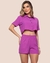 Conjunto Feminino Short e Camisa Com Botões - C Bela Seu Estilo